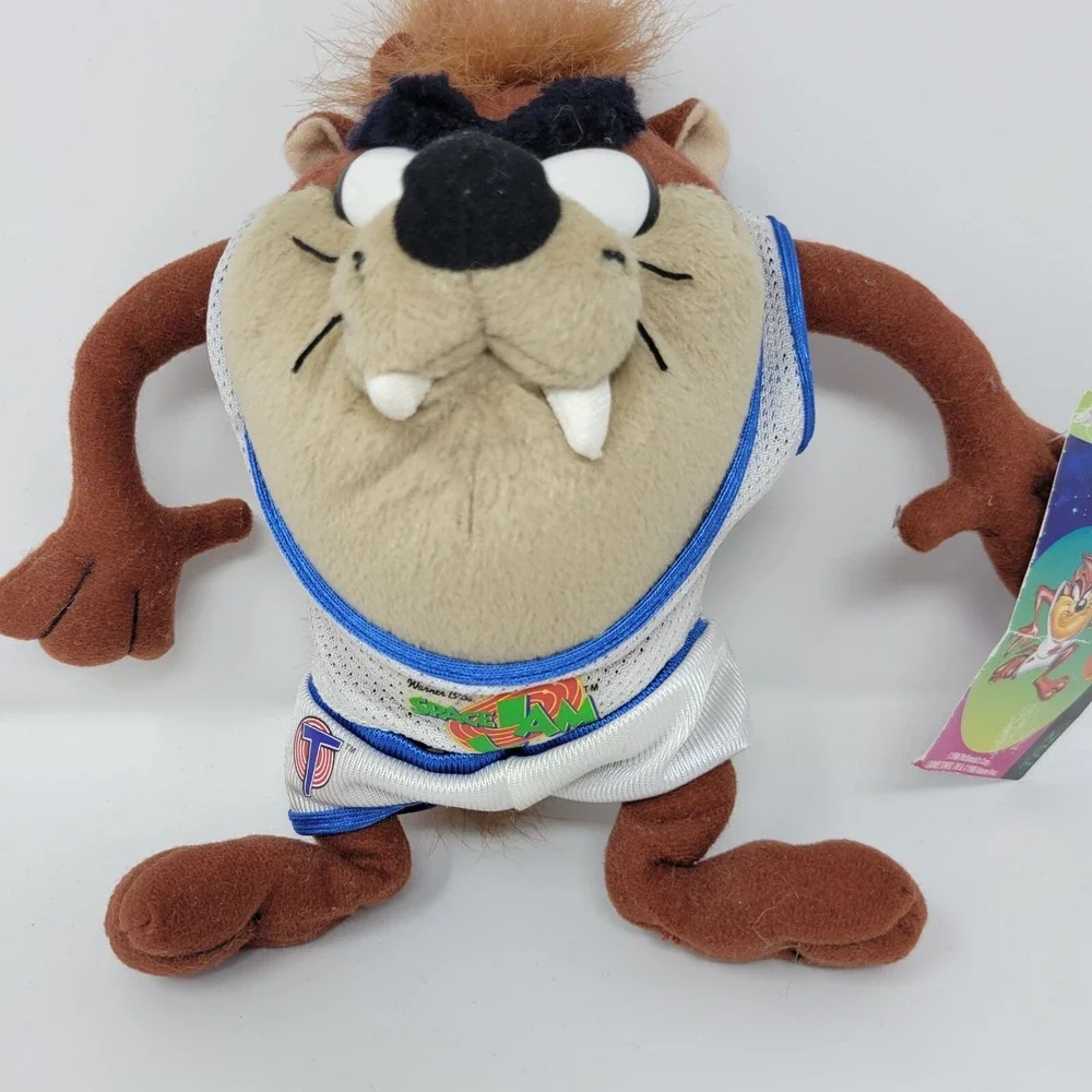 Space Jam Taz Plush Toy McDonald's 1996 Warner Bros Looney‎ Tunes